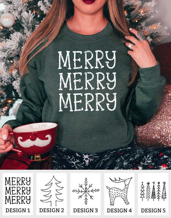 Holiday Bella Canvas Sweater