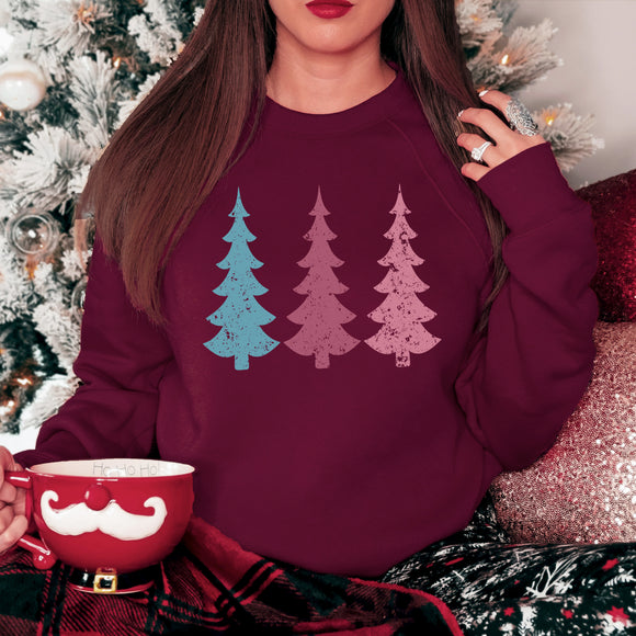 Holiday Trees Bella Canvas Sweater